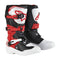 Tech-3S Youth MX Boots White/Black/Bright Red 5