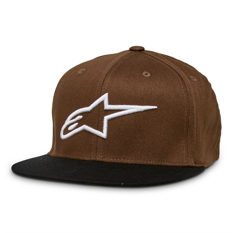 Ageless Flatbill Hat Brown/Black S/M