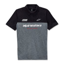 Paddock Polo Black/Charcoal Heather L