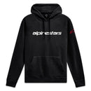 Linear Wordmark Hoodie v3 Black/White/Red L