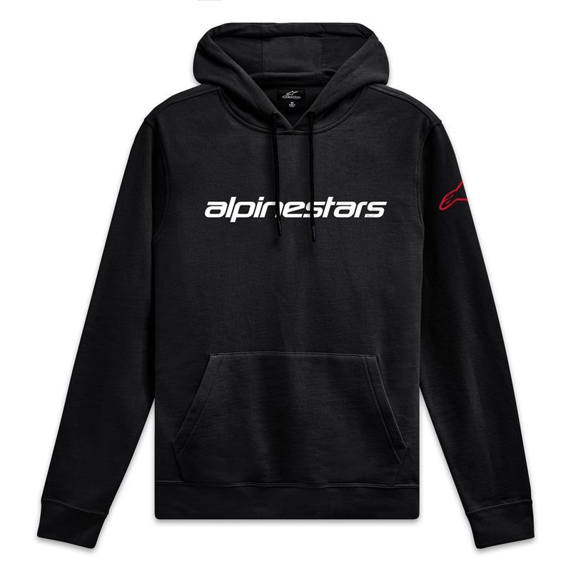 Linear Wordmark Hoodie v3 Black/White/Red L