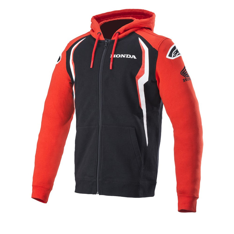 Honda Zip Hoodie Red/Black S