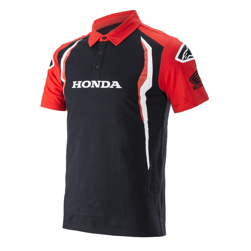 Honda Polo Shirt Red/Black M