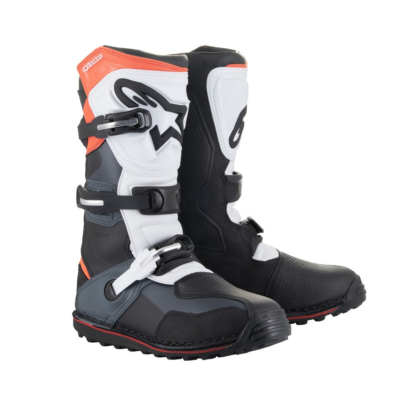Tech-T Trials Boot Black/Gray/Red Fluoro 12