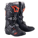 Tech-10 MX Boots Black/Fluoro Red 10