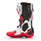 Tech-10 MX Boots Black/White/Silver/Fluoro Red 9