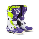 Tech-10 MX Boots Limited Edition Dirt Studios White/ Purple/Yellow Fluoro 11