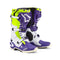 Tech-10 MX Boots Limited Edition Dirt Studios White/ Purple/Yellow Fluoro 10