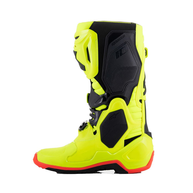 Tech-10 MX Boots Yellow Fluoro/Black/Red Fluoro 12