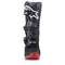 Tech-7 MX Boots Black/Cool Gray/Red 11