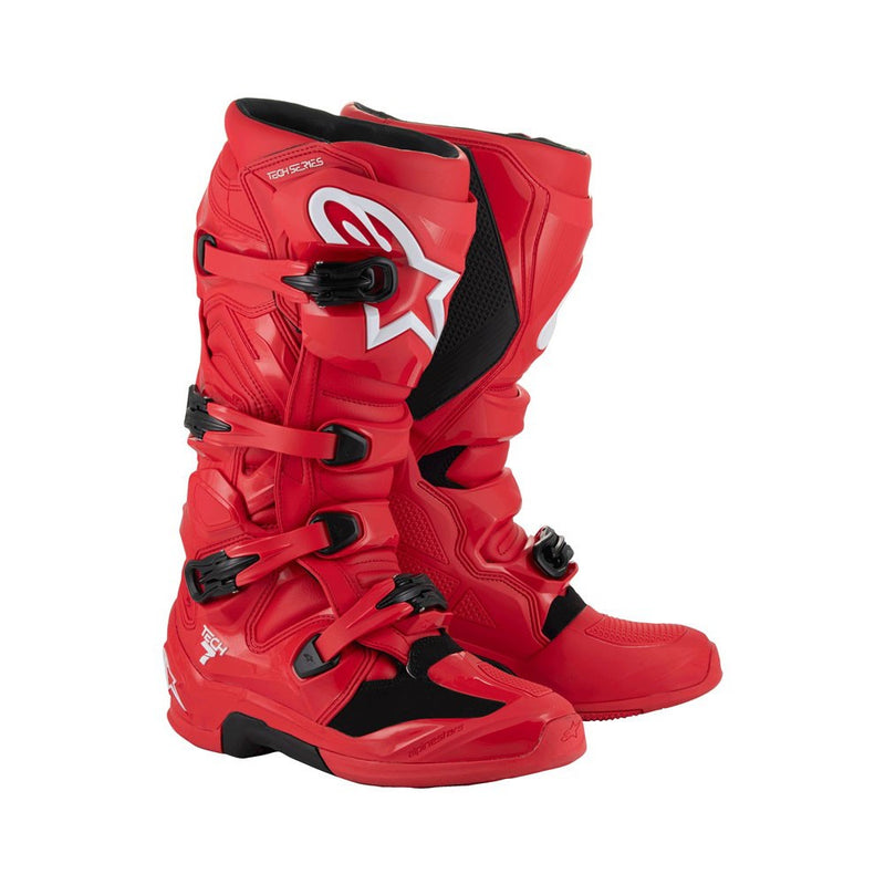 Tech-7 MX Boots Bright Red 9