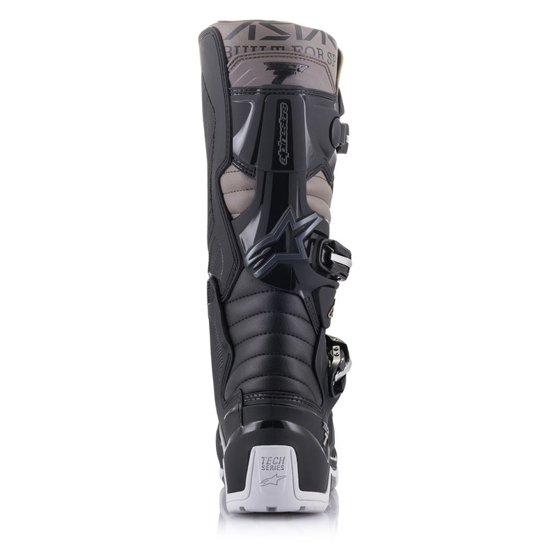 Tech-7 Enduro Drystar Boots Black/Gray/Gold 8