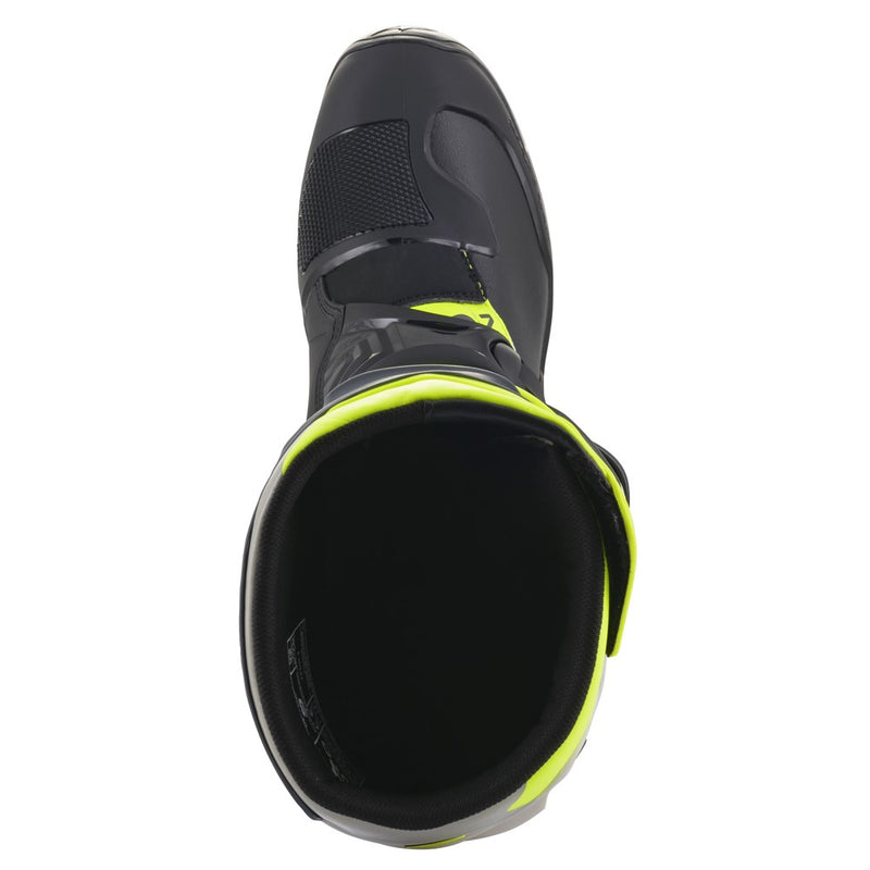 Tech-3 MX Boots Black/Cool Gray/Yellow Fluoro 14