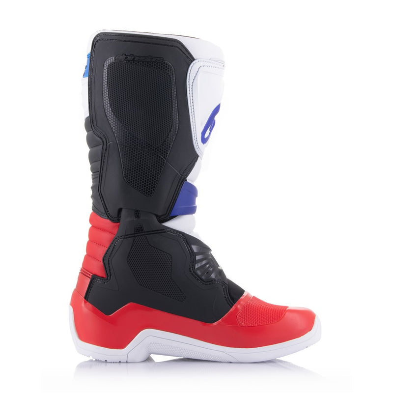 Tech-3 MX Boots White/Bright Red/Dark Blue 12
