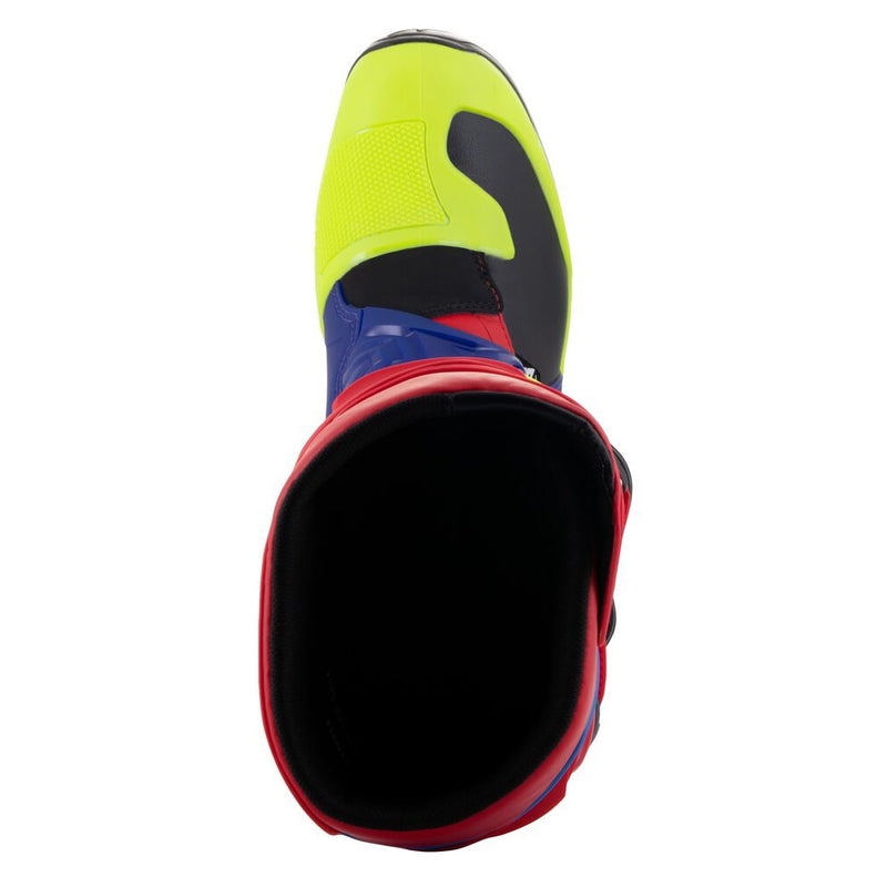 Tech-3 MX Boots Bright Red/Dark Blue/Fluoro Yellow 13