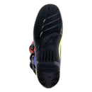 Tech-3 MX Boots Bright Red/Dark Blue/Fluoro Yellow 11