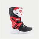 Tech-3S Kids MX Boots White/Black/Bright Red 1