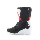 Tech-3S Kids MX Boots White/Black/Bright Red 1