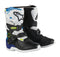 Tech-3S Kids MX Boots White/Black/Enamel Blue 1