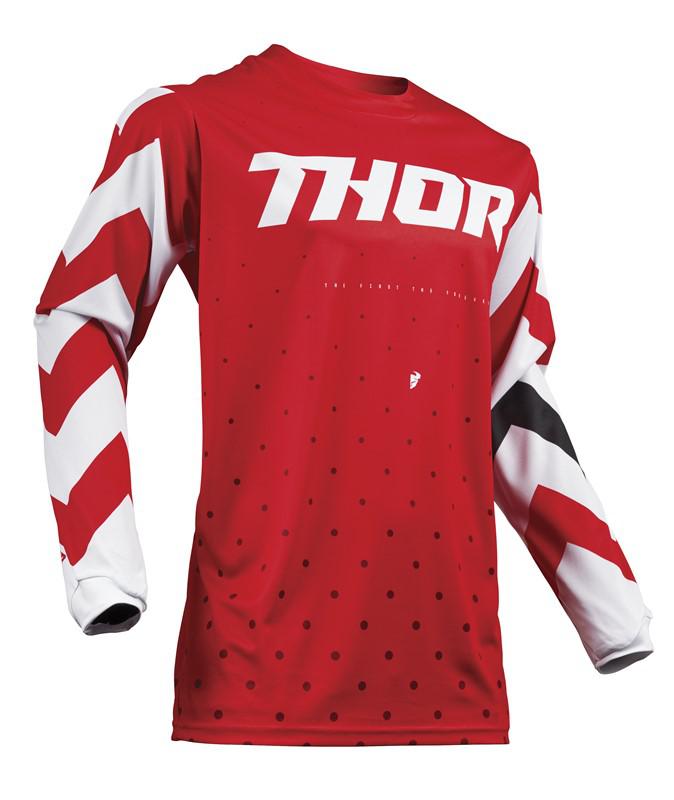 Jersey Thor S19 Pulse Stunner Red / White 2XL