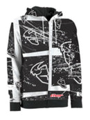 Hoody zip Thor Splatter Black Large