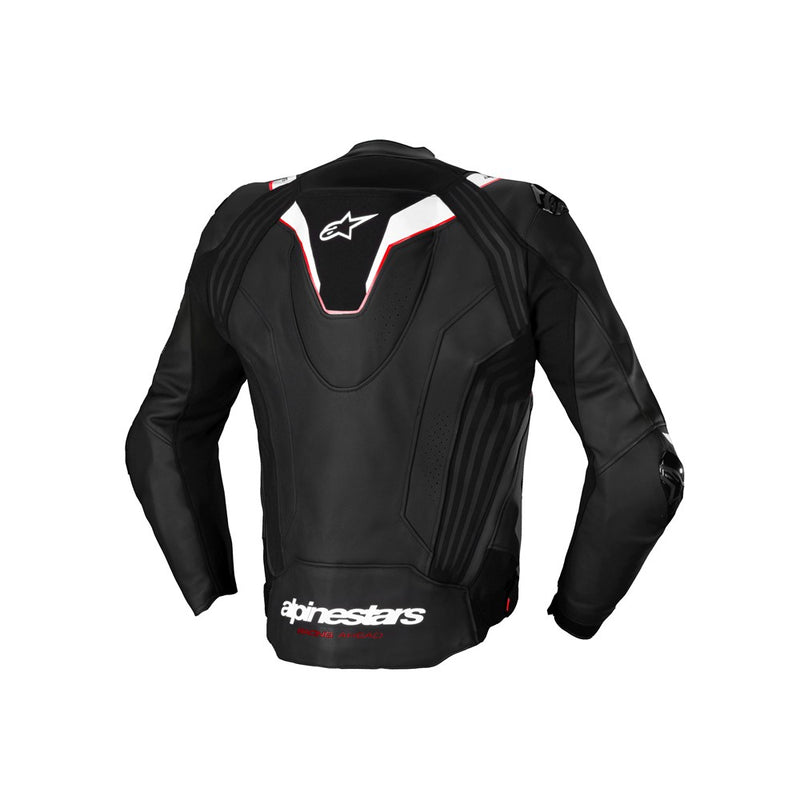 Missile v3 Ignition Leather Jacket Black/White 58