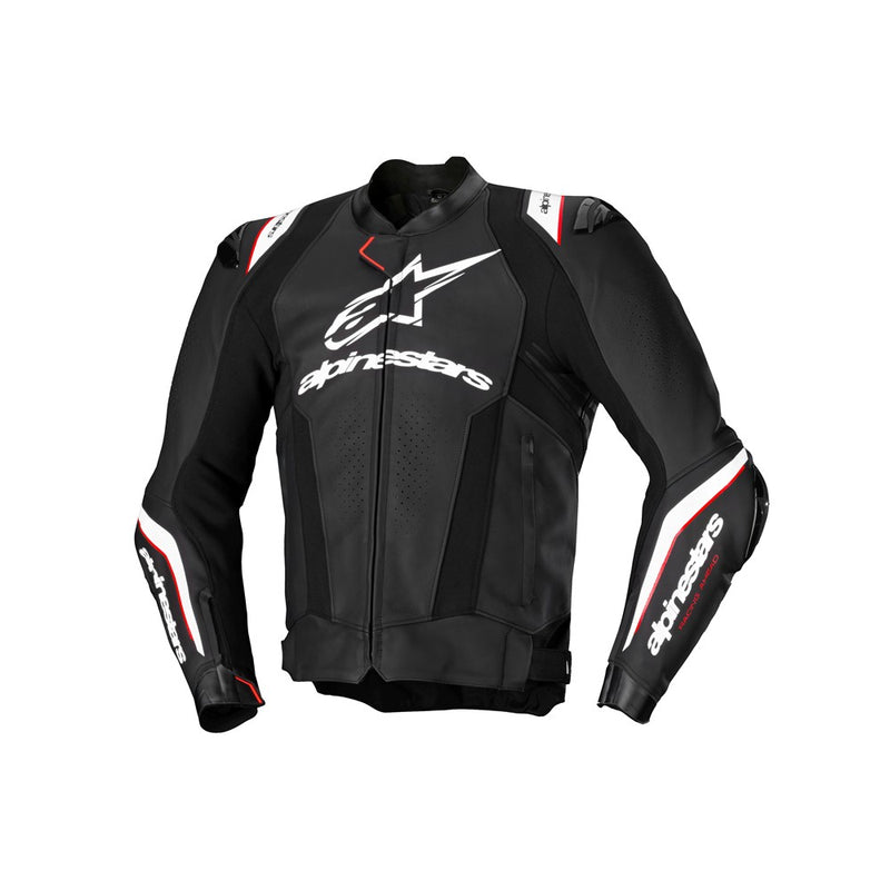 Missile v3 Ignition Leather Jacket Black/White 50