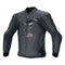 GP Plus R v4 Airflow Leather Jacket Black/Black 48