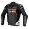 GP Force Leather Jacket Black/White/Red Fluoro 60