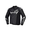 Faster v3 Leather Jacket Black/White 60