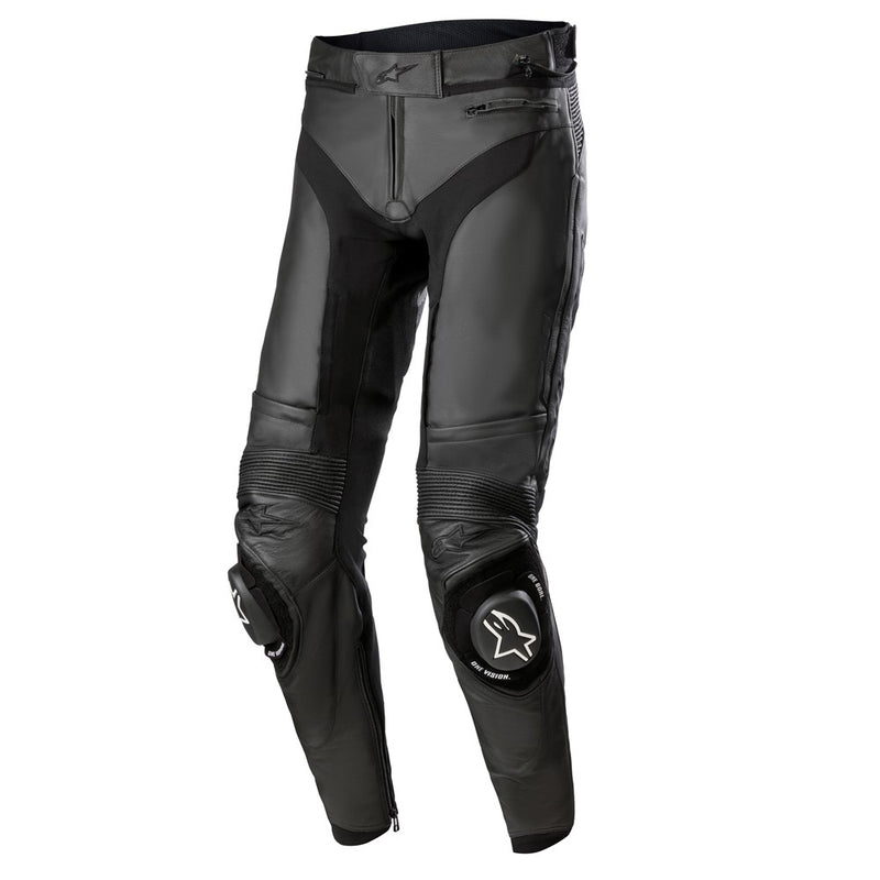 Missile v3 Leather Pants Short Leg Black/Black 48