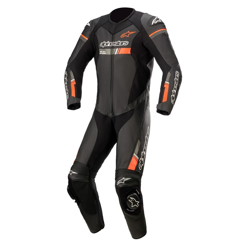 GP Force Chaser 1Piece Suit Black/Red Fluoro 48