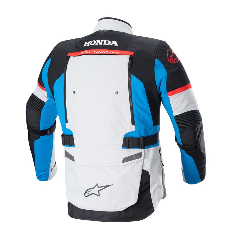 Honda Bogota Pro Drystar Jacket Ice Gray/Blue/Bright Red L