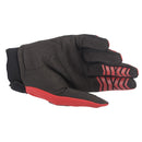 Youth Full Bore Gloves Bright Red/Black XXS