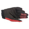 Youth Full Bore Gloves Bright Red/Black XXS