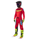 Supertech Maker Pants Bright Red/Yellow Fluoro 34