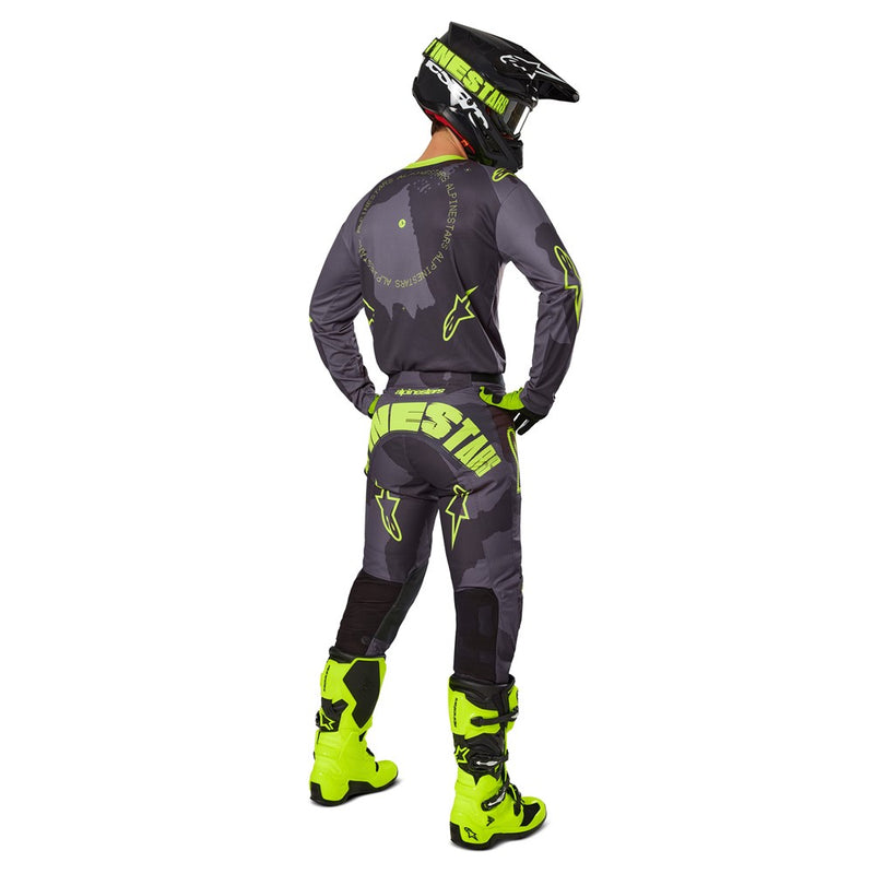 Racer Hollow Pants Dark Camo/Yellow Fluoro 32