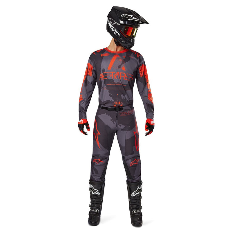 Racer Hollow Pants Gray Camo/Orange Fluoro 30