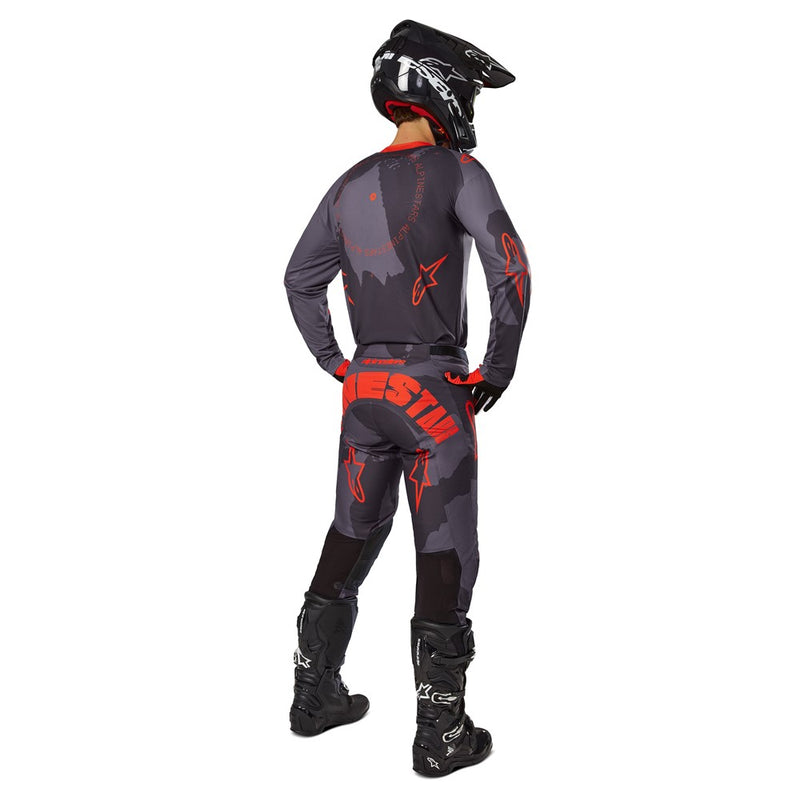 Racer Hollow Pants Gray Camo/Orange Fluoro 32