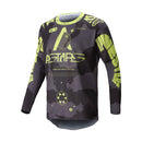 Racer Hollow Jersey Dark Grey/Yellow Fluoro S