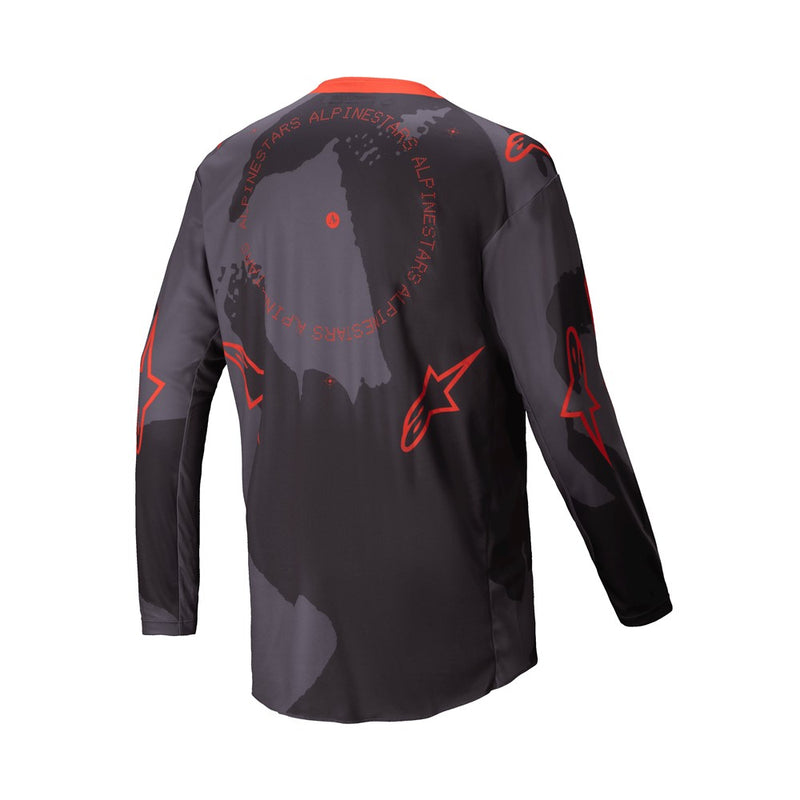 Racer Hollow Jersey Grey Camo/Orange Fluoro L