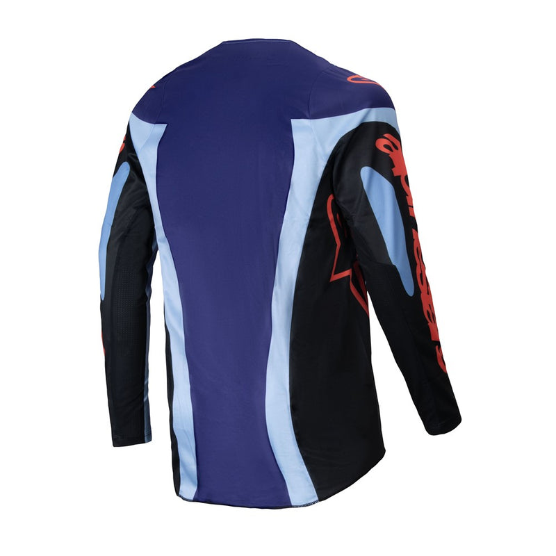 Racer Ocuri Jersey Blue/Black/Orange Fluoro S