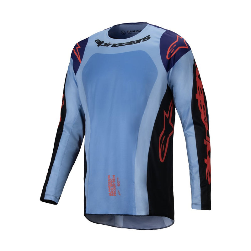 Racer Ocuri Jersey Blue/Black/Orange Fluoro S