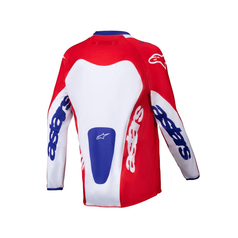 Youth Racer Veil Jersey Bright Red/White XL