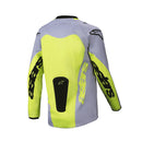 Youth Racer Veil Jersey Gray/Yellow Fluoro L