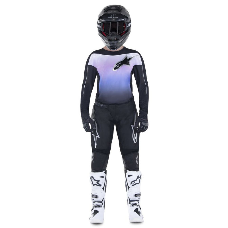 Stella Fluid Jersey Black/Frozen Purple M