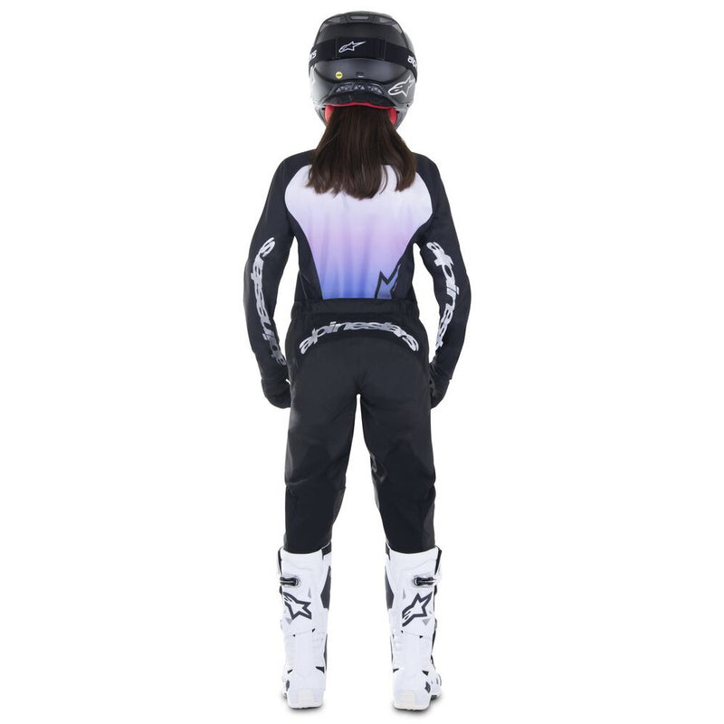 Stella Fluid Jersey Black/Frozen Purple M