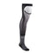 Knee Brace Socks Black/White L/XXL
