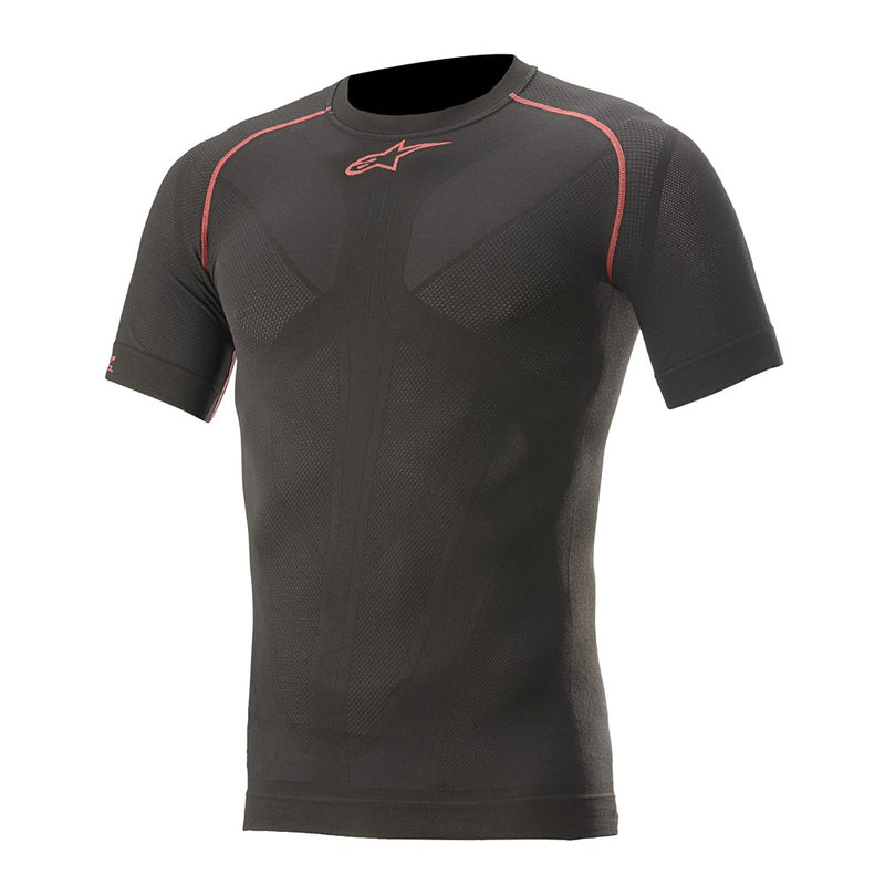 Ride Tech v2 Top Short Sleeve Black/Red M/L