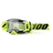 Armega Forecast Moto Goggle Neon Yellow - Clear Lens